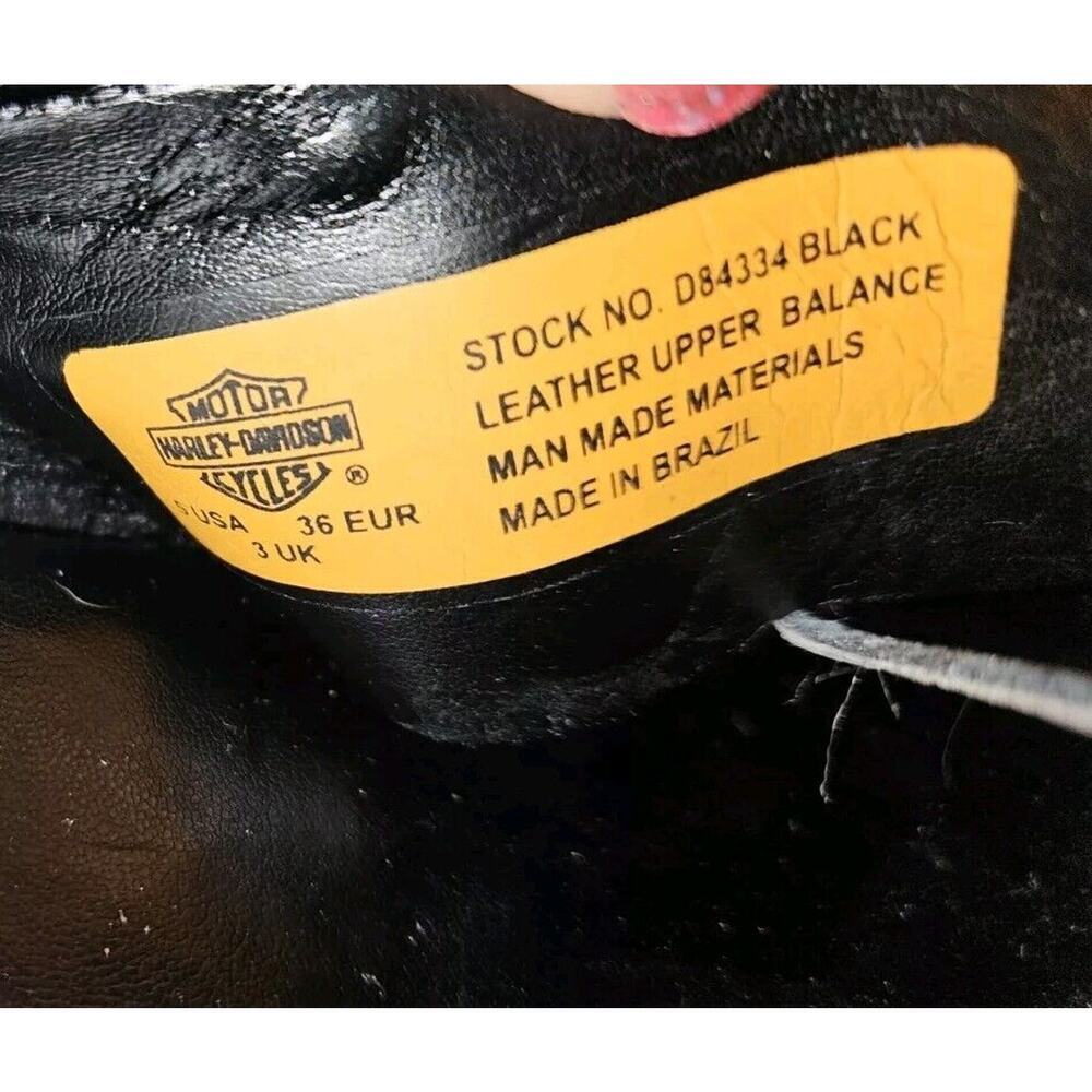 NWT! Harley Davidson Slingback Sandals Doron Women's Size 5 Black - Picture 12 of 12